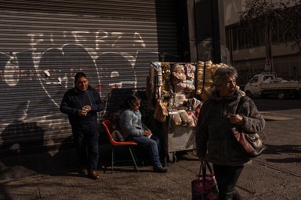 En Santiago, la capital chilena, se registraron también temperaturas inusualmente altas.