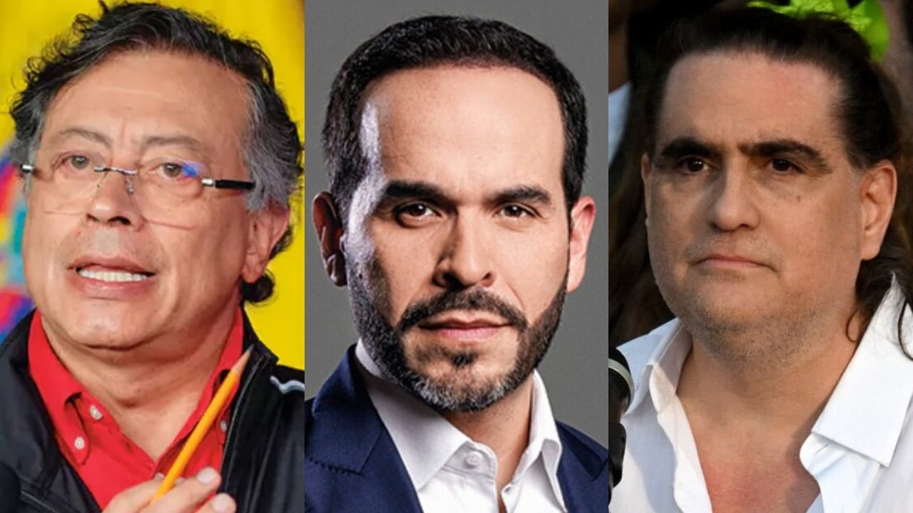 Gustavo Petro, Abelardo De La Espriella y Alex Saab.