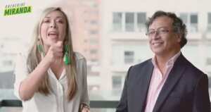 Katherine Miranda anunció su apoyo a la candidatura presidencial de Gustavo Petro.