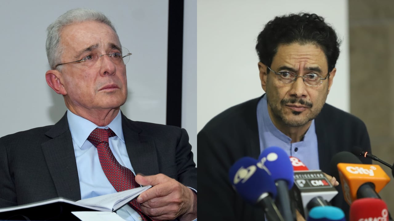 Álvaro Uribe e Iván Cepeda.