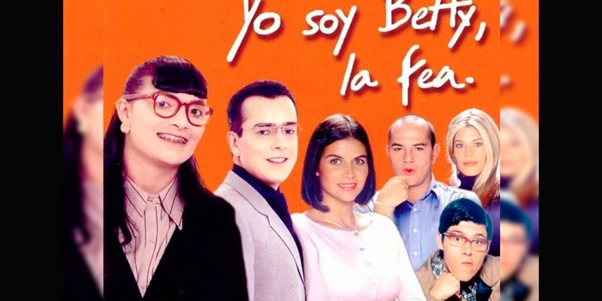 Cartel oficial de la novela Betty, la fea