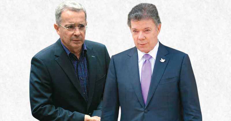 Las diferencias entre Álvaro Uribe y Juan Manuel Santos no son nuevas.