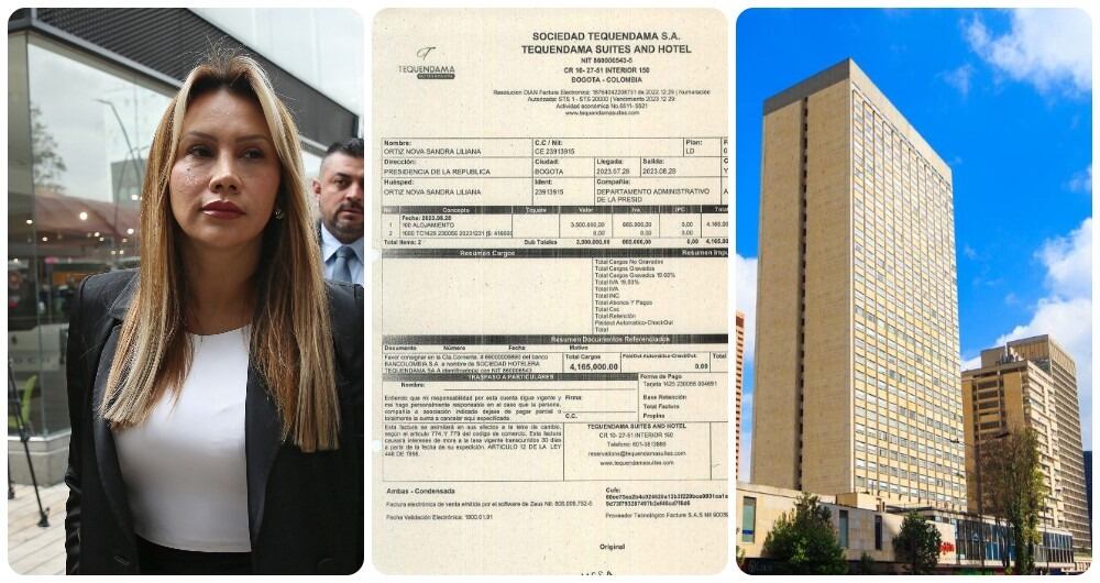 Presidencia pagó la habitación de Sandra Ortiz en el Hotel Tequendama Suites.