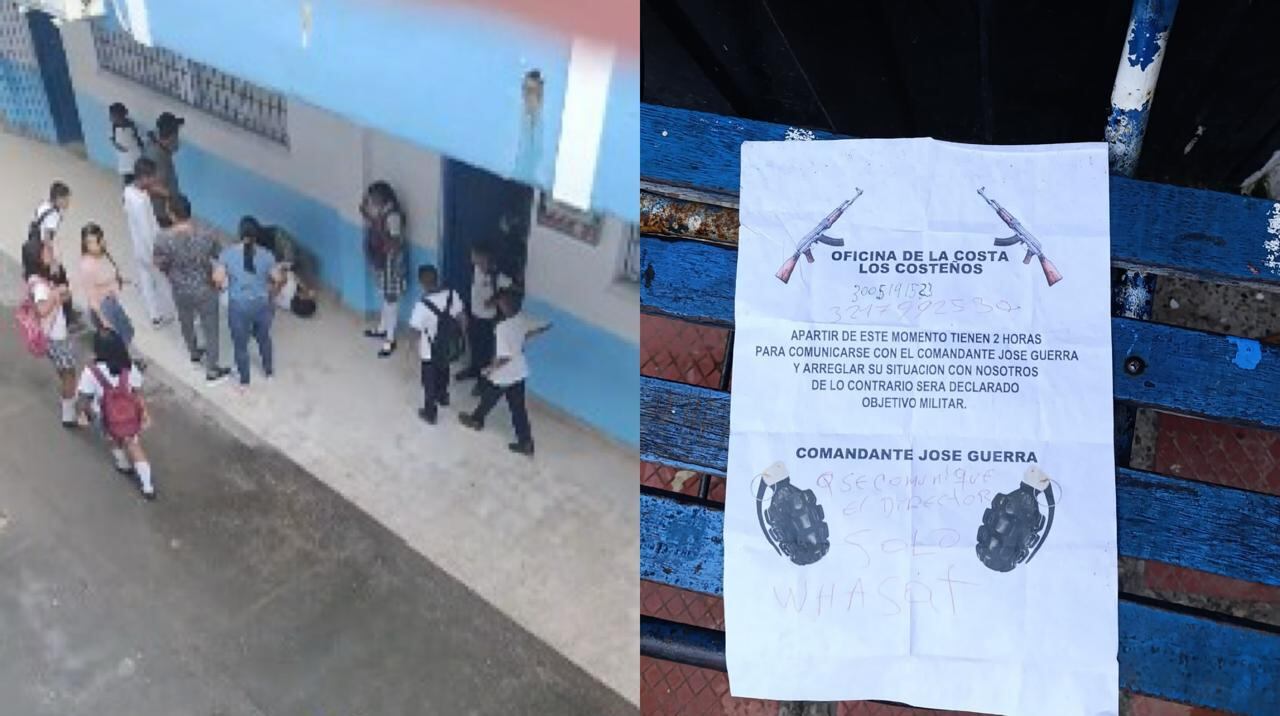 El violento hecho tuvo lugar en la institución educativa San Antonio de Padua.