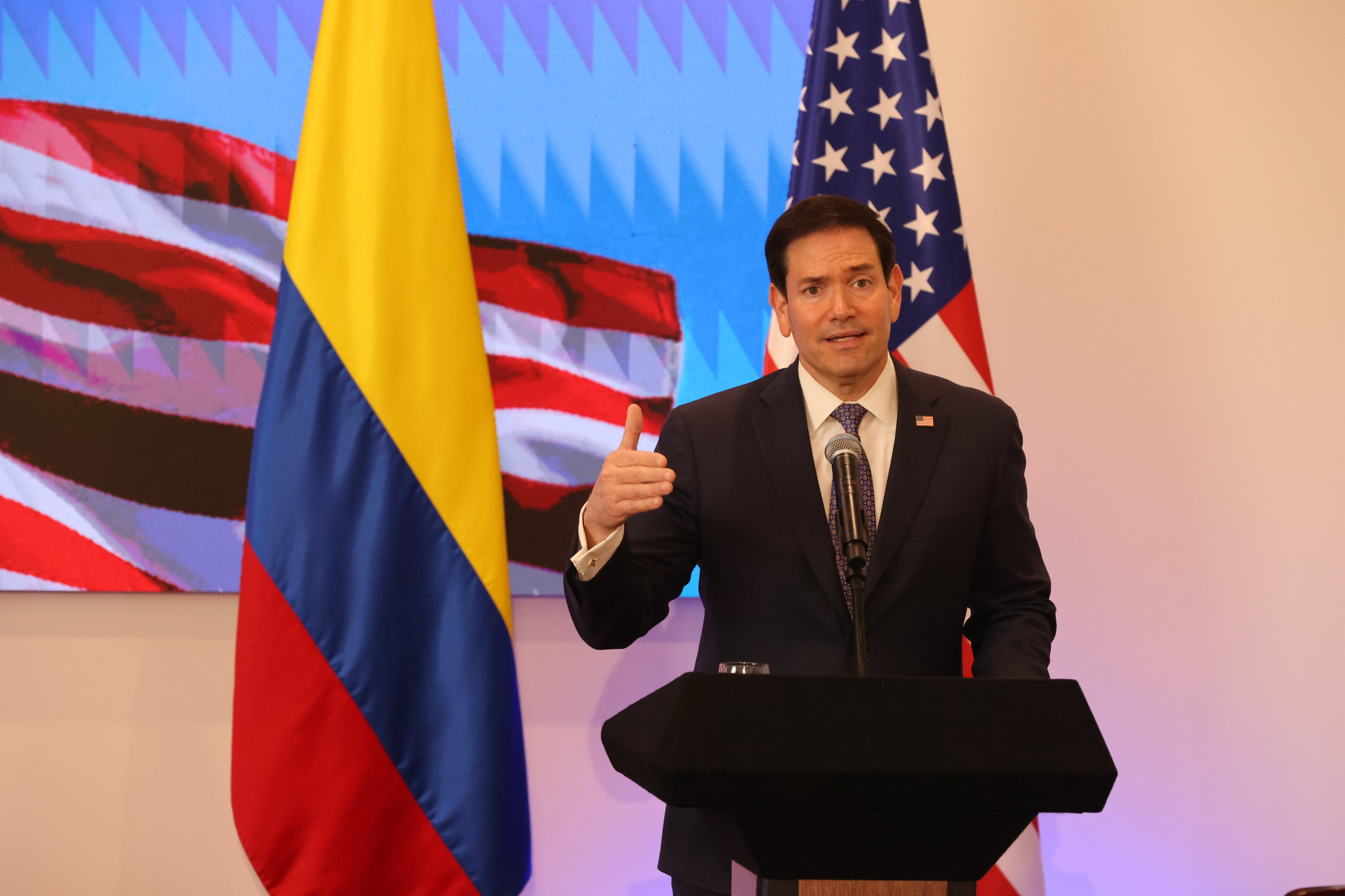 Marco Rubio visita oficial a Colombia