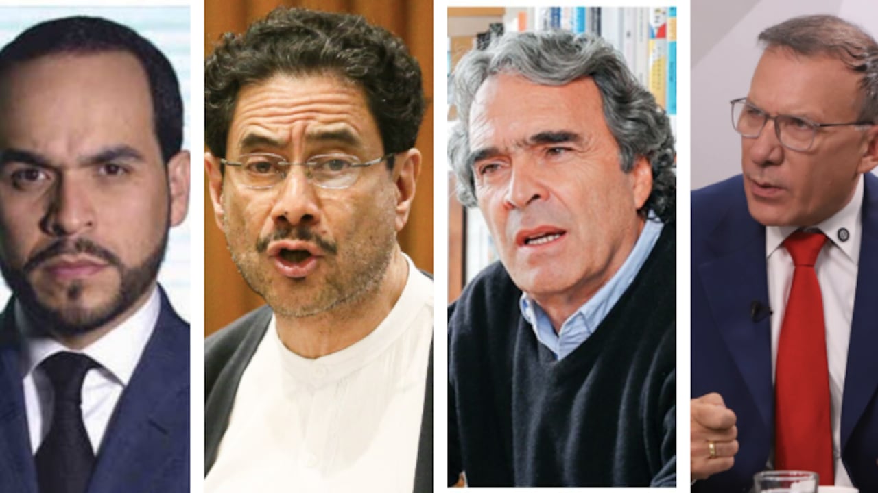 Abelardo de la Espriella, Iván Cepeda, Sergio Fajardo y Roy Barreras