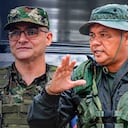 Alexander Díaz Mendoza, alias Calarcá, y Néstor Gregorio Vera Fernández, alias Iván Mordisco