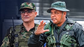 Alexander Díaz Mendoza, alias Calarcá, y Néstor Gregorio Vera Fernández, alias Iván Mordisco