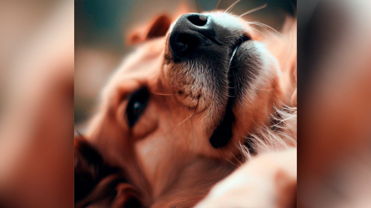 Cuando un perro se acuesta boca arriba puede estar mostrando una actitud juguetona.