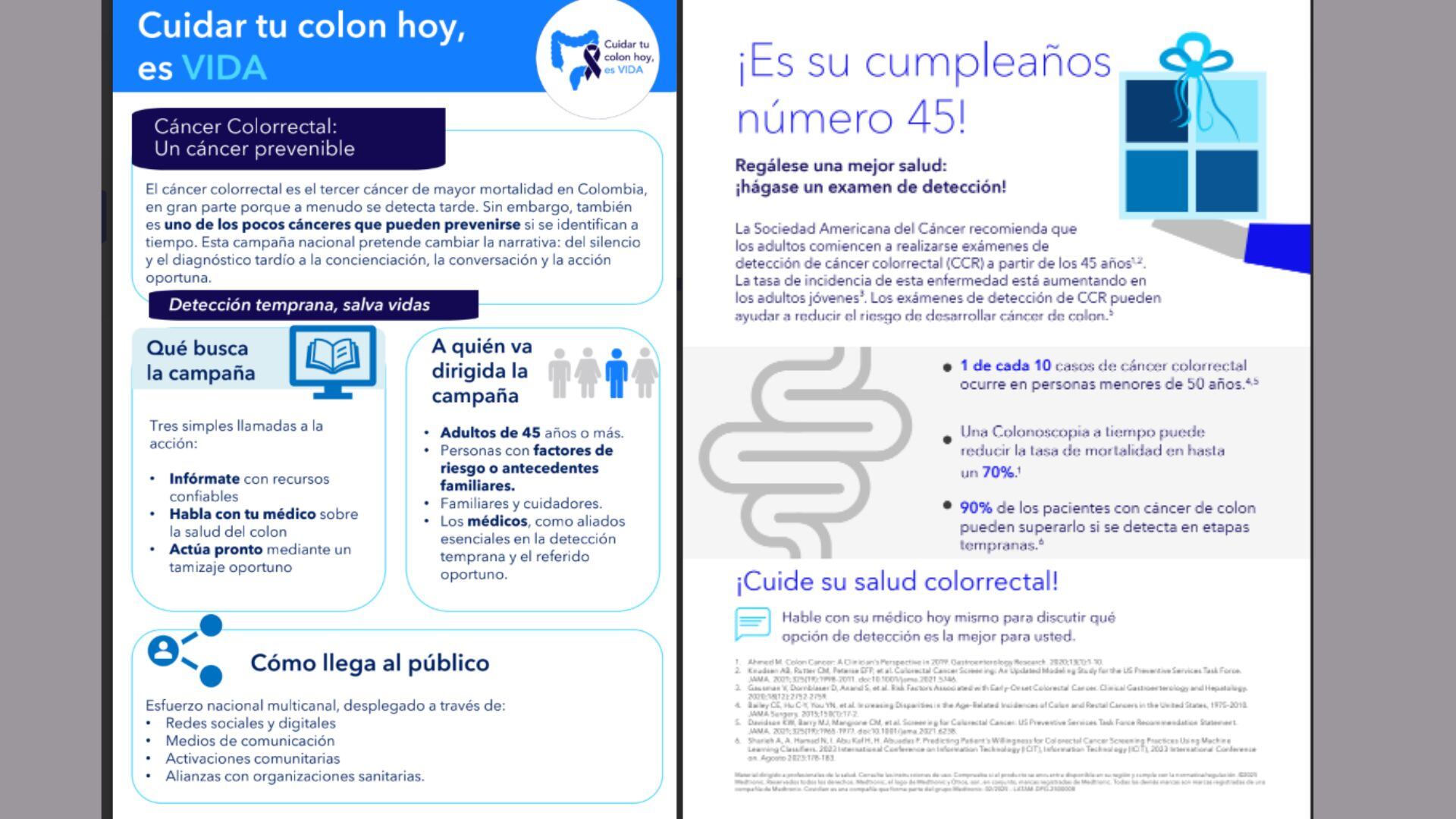 Colombia impulsa la detección temprana del cáncer colorrectal para salvar vidas.