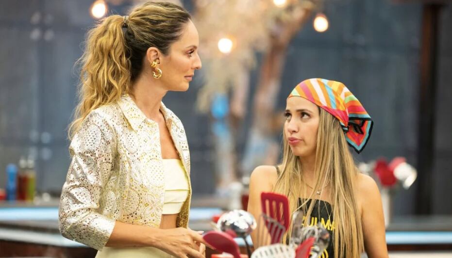 Claudia Bahamón, Zulma Rey y Daniela Tapia, protagonistas de un momento relacionado con una trampa en 'MasterChef Celebrity'.