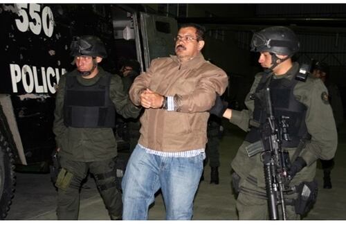 Diego Fernando Murillo Bejarano, alias "Don Berna" era jefe del Bloque Héroes de Tolová. Fue solicitado en extradición por el distrito sur de Nueva York.