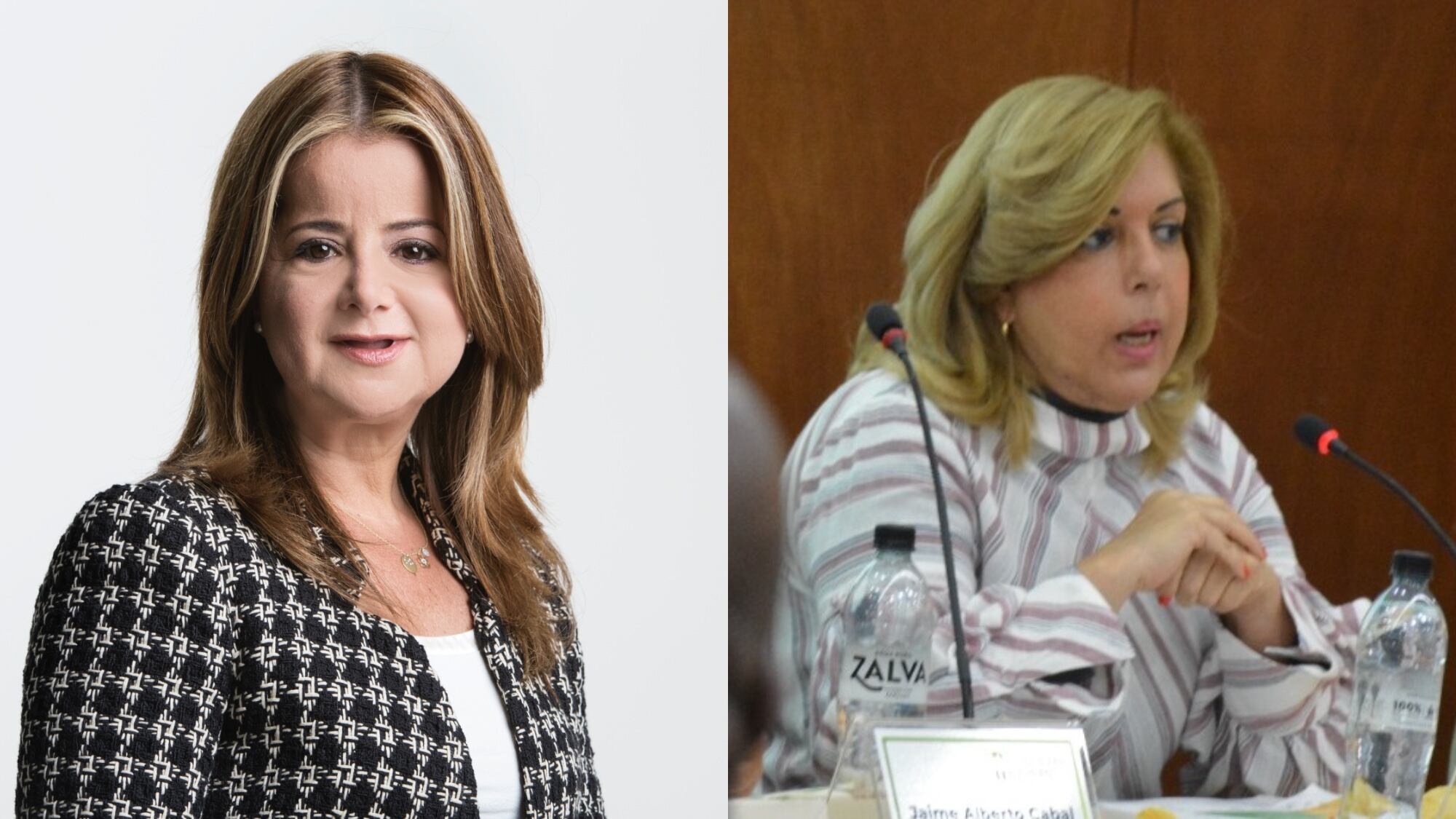 Elsa Noguera y Clara Luz Roldán.