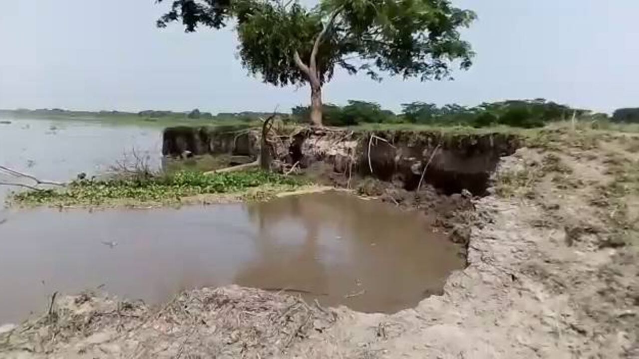 Varios puntos del sur del Atlántico registran erosión y riesgo de inundación por los altos niveles de las aguas.