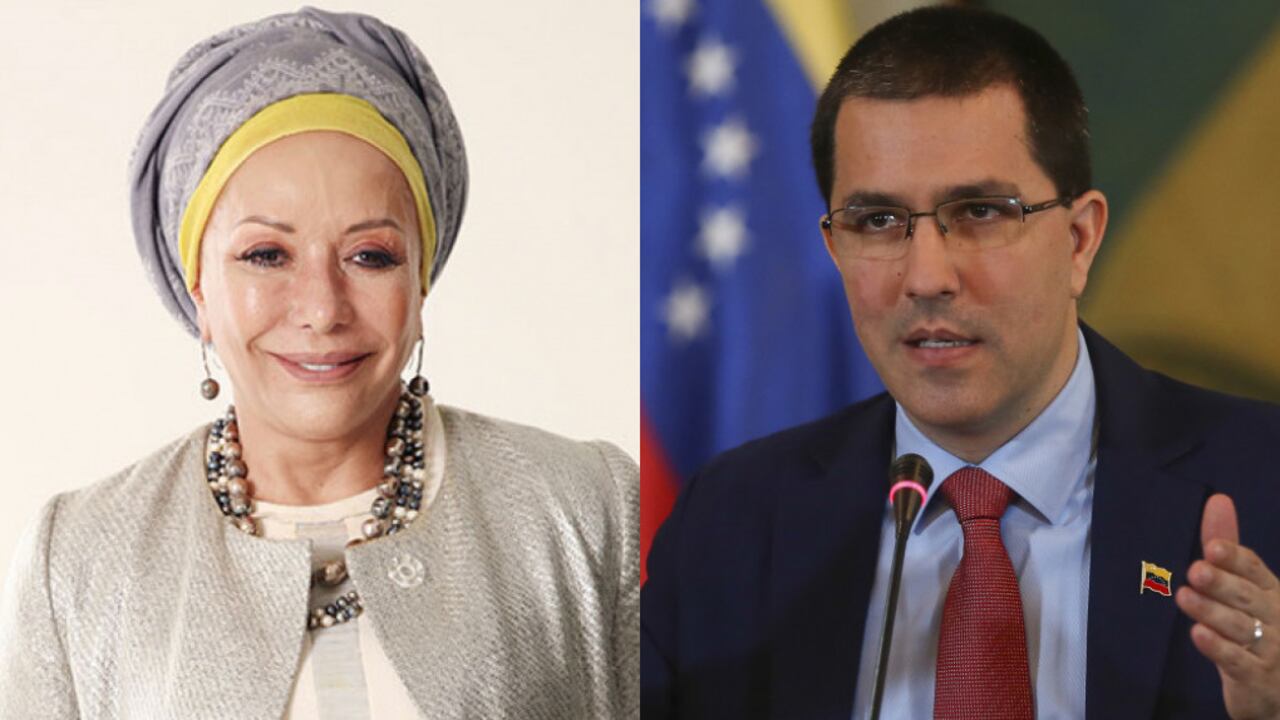 Piedad Córdoba estuvo en Barinas para apoyar a Jorge Arreaza, excanciller del régimen de Maduro.