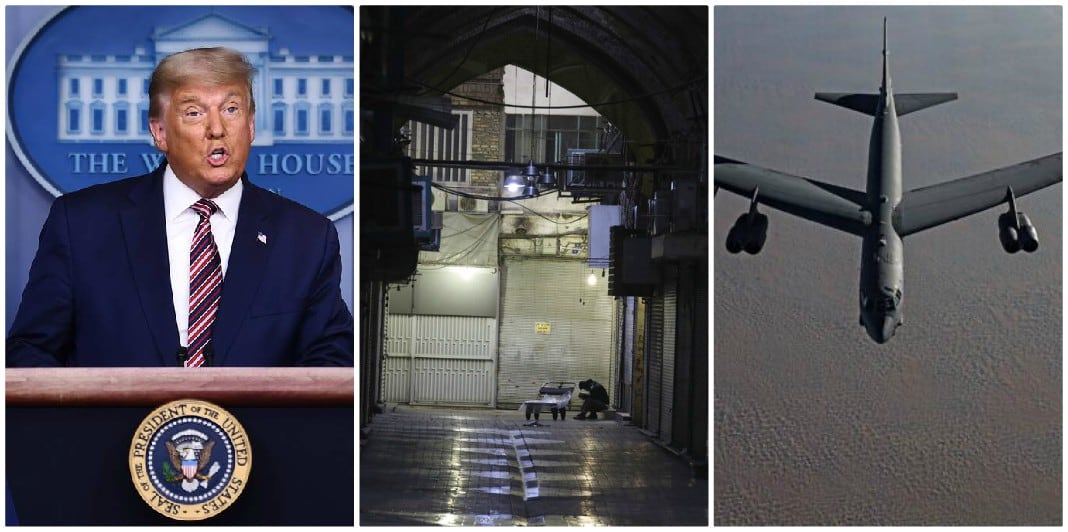 Trump, Iran, aviones