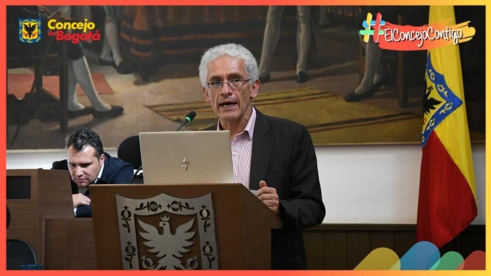 Secretario Distrital de Hacienda, Juan Mauricio Ramírez.