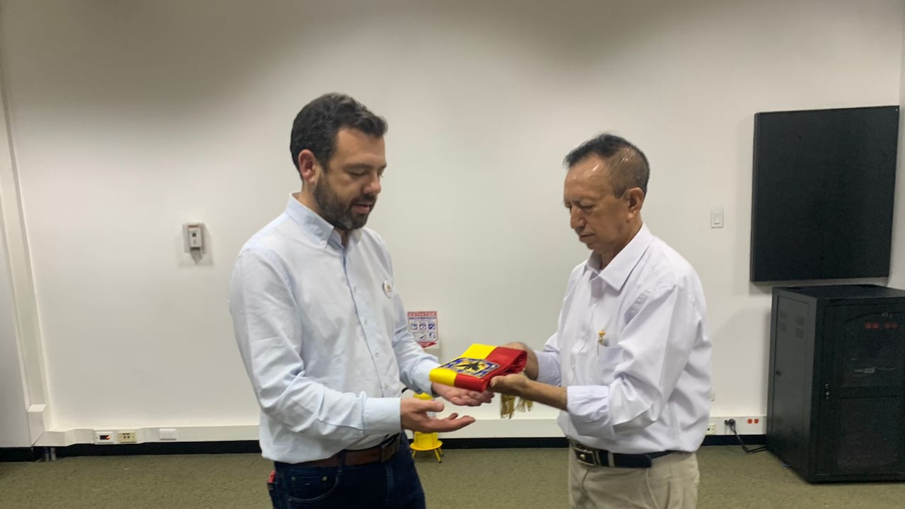 Carlos Fernando Galán y Luis Abel Delgado.