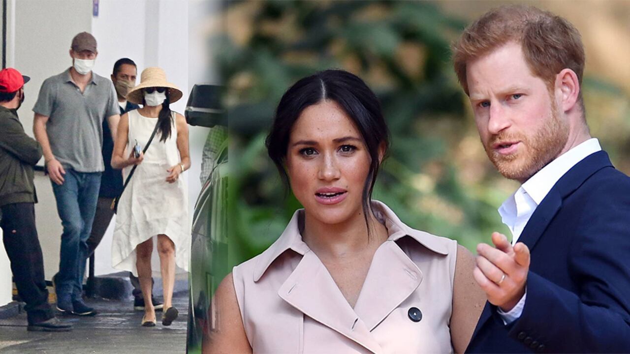 Las imágenes que molestaron a Meghan Markle y el príncipe Harry. Foto de The Grosby Group.