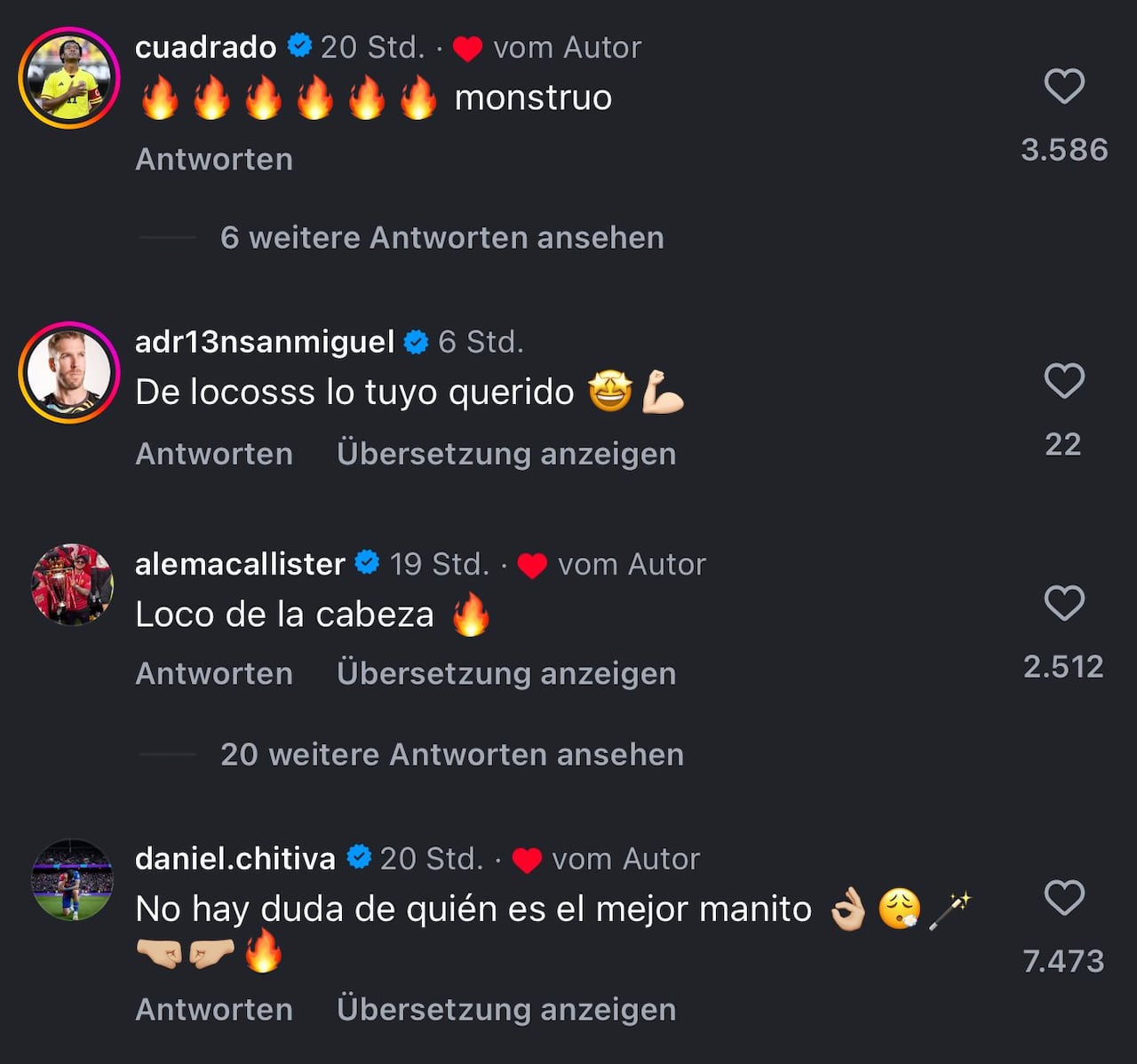 Reacción de Alexis Mac Allister al golazo de Lucho Díaz en Alemania