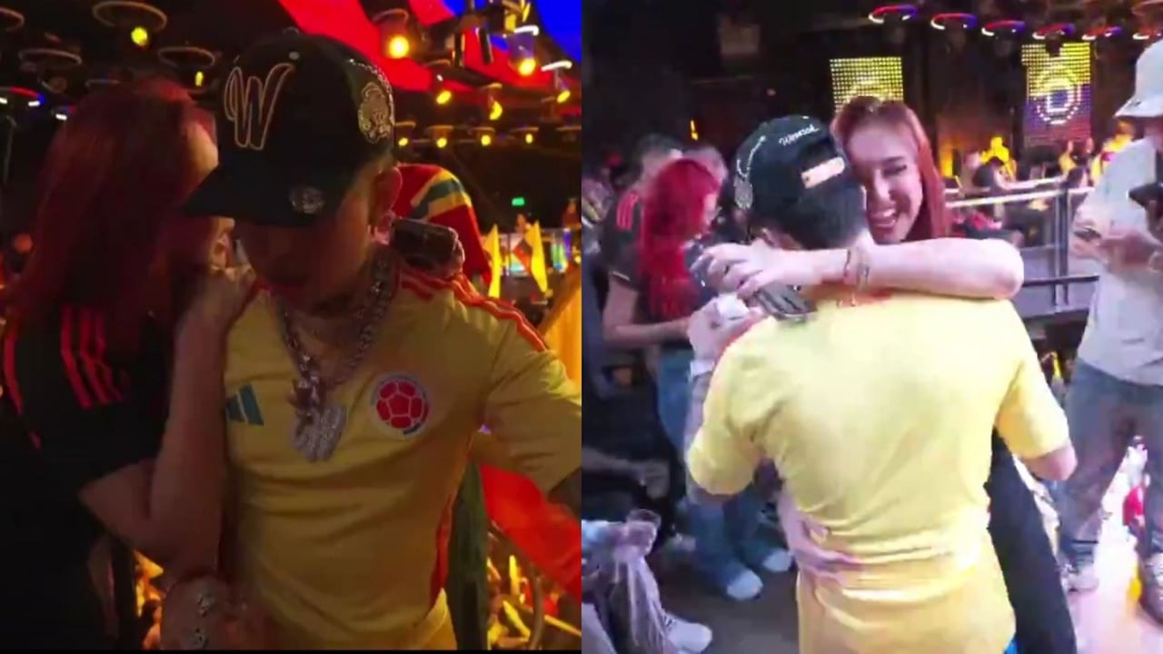 Aida Victoria y Westcol fueron captados viendo final de la Copa América.