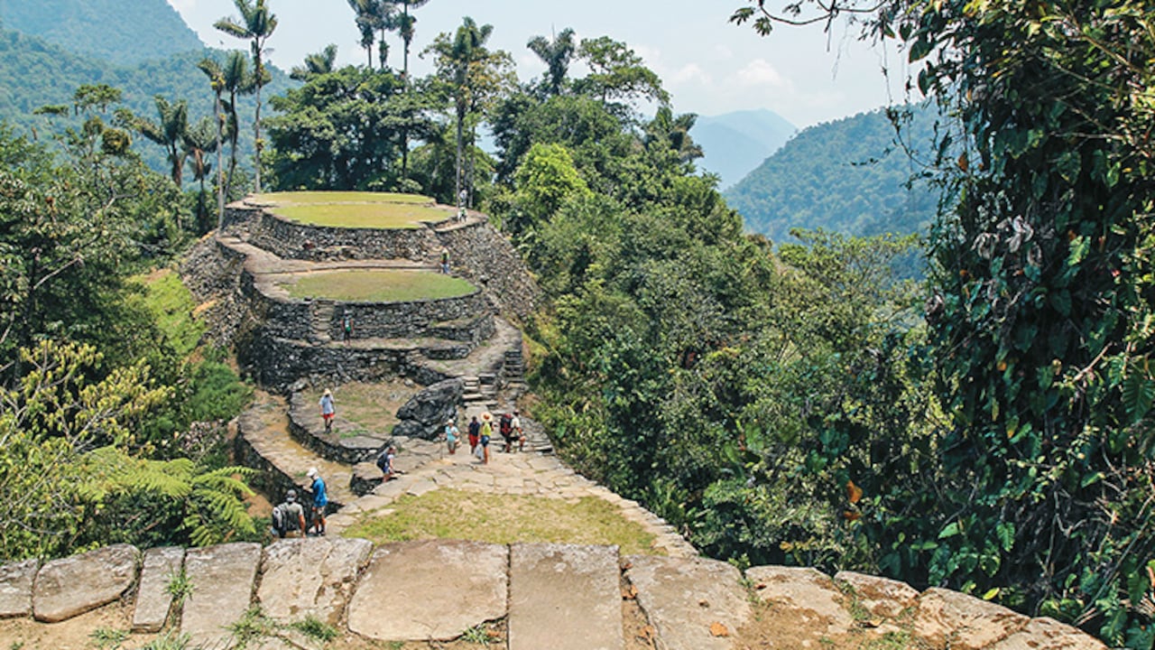 En las terrazas de Ciudad Perdida aterrizan helicópteros desde hace 30 años.