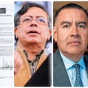 Gloria Arizabaleta, Gustavo Petro y Wilmer Carrillo.