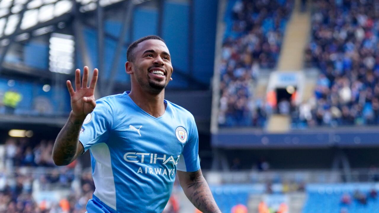 El delantero brasileño marcó cuatro de los cinco goles de la goleada ante Watford.