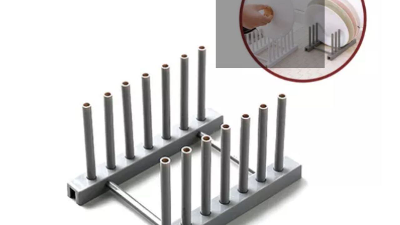 Conozca el nuevo separador para guardar los platos en su cocina y hacerla parecer más grande