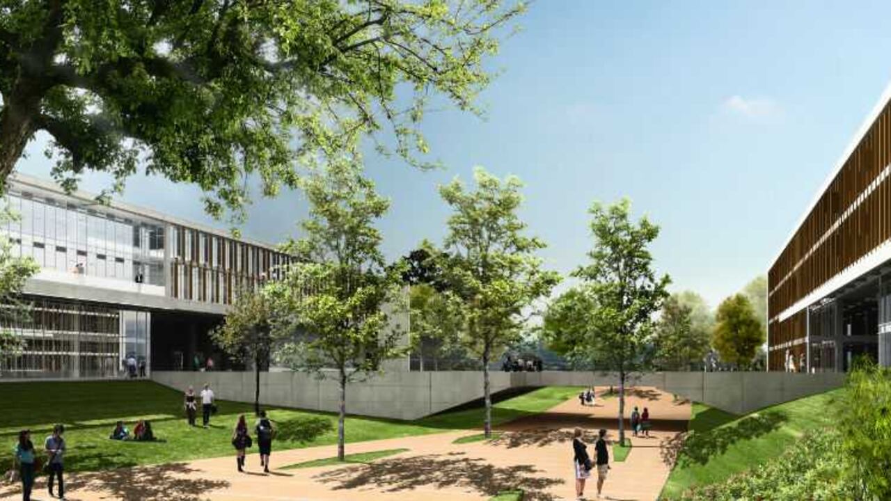 Este es el proyecto terminado de la sede de la Universidad Distrital.