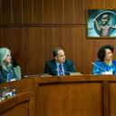 Claudia López en el control político.