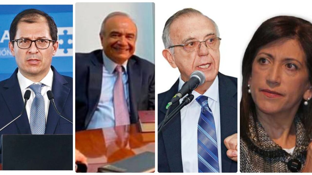 Francisco Barbosa, Héctor Carvajal, Iván Velásquez y Martha Lucía Zamora.