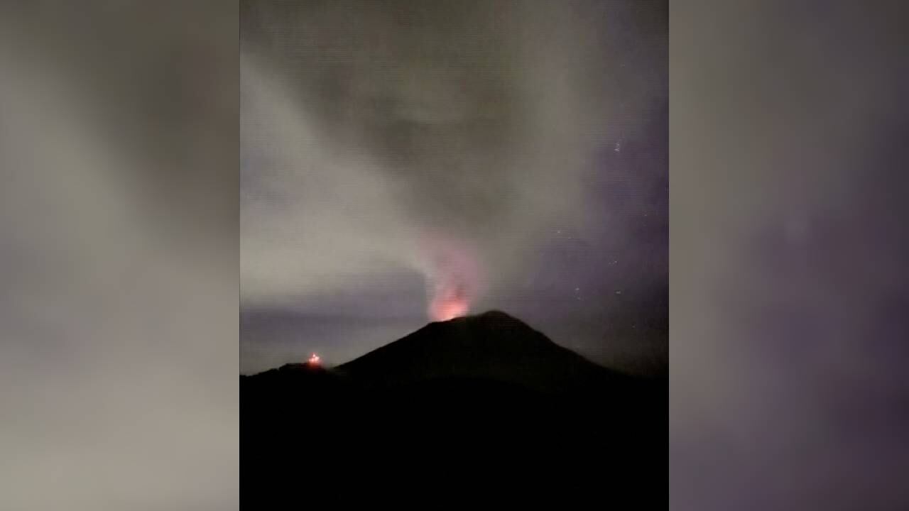 En México se mantiene, por volcán, la alerta en amarillo fase 3.