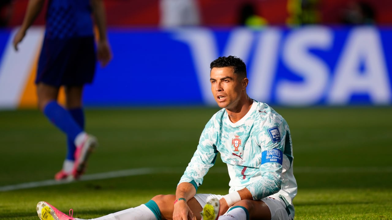 Cristiano Ronaldo contra Croacia.