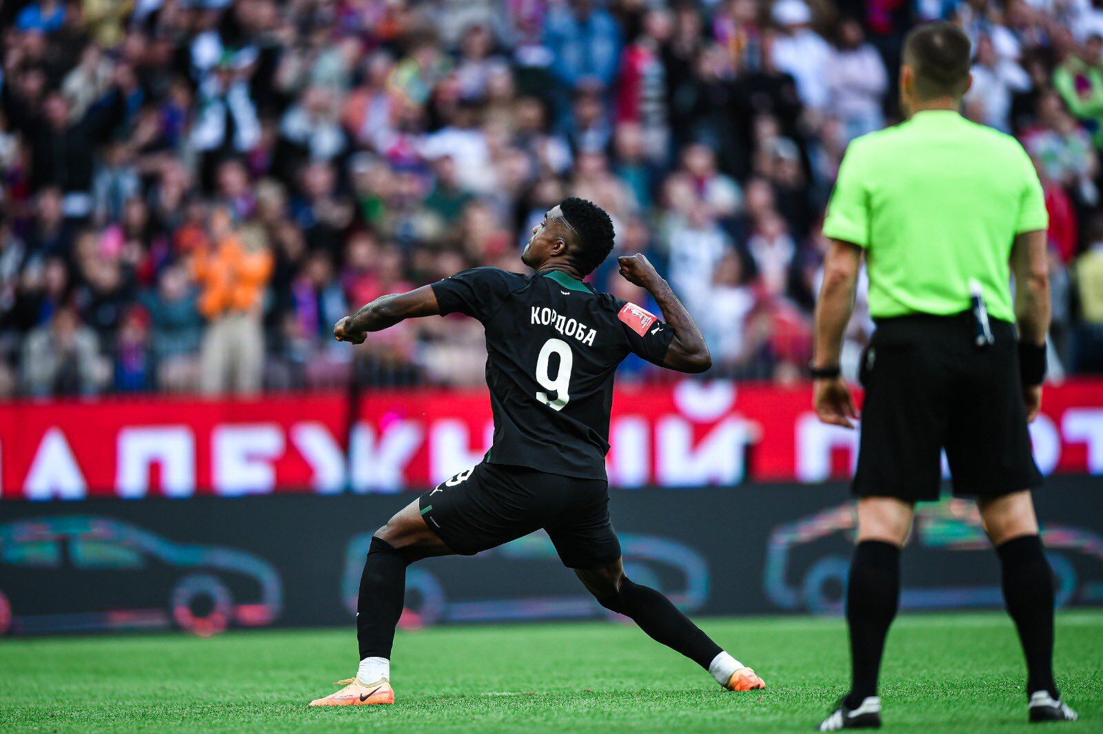 Jhon Córdoba, goleador en el fútbol ruso