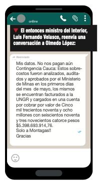 Luis Fernando Velasco, chats