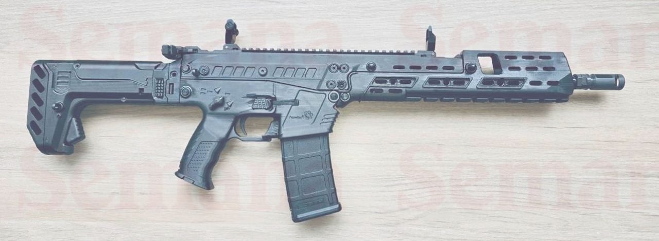 Este es el fusil colombiano que fabricará Indumil para reemplazar el Galil de origen israelí.