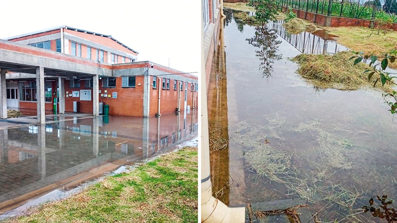 El colegio San Gabriel de Cajicá, Cundinamarca, fue cerrado por falta de agua potable y energía; 1.400 alumnos resultaron afectados.