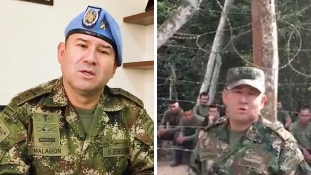 El teniente Malagón, ahora coronel, recrea el campamento donde fue secuetrado por las Farc