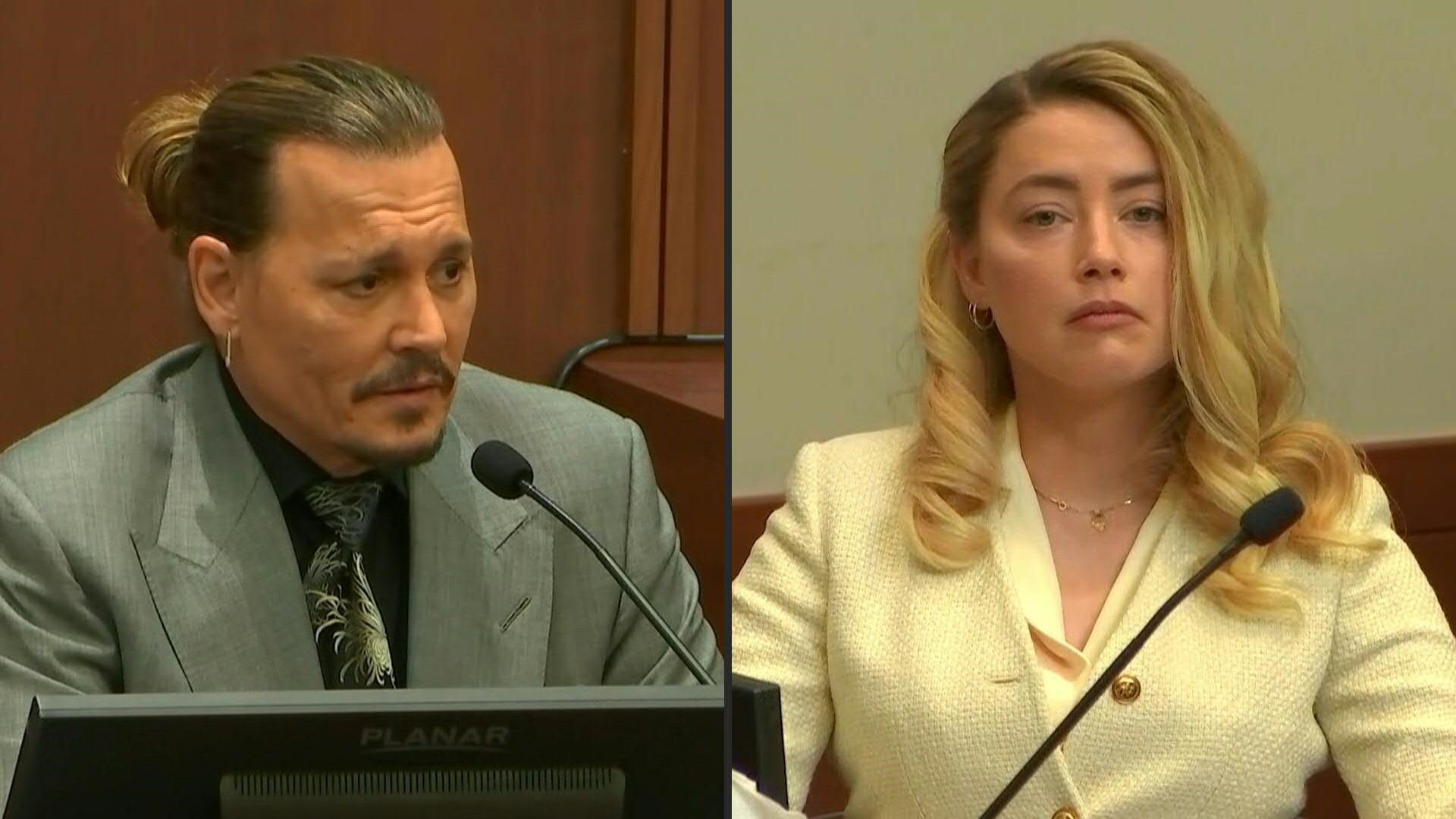 Johnny Depp y Amber Heard, la actriz lo acusó de abuso sexual.
