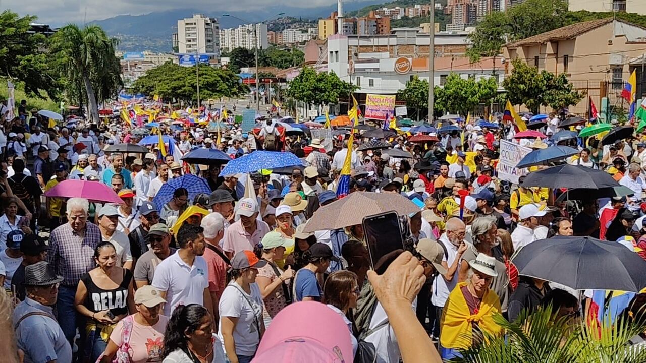 Marchas en apoyo a las reformas del Presidente Gustavo Petro