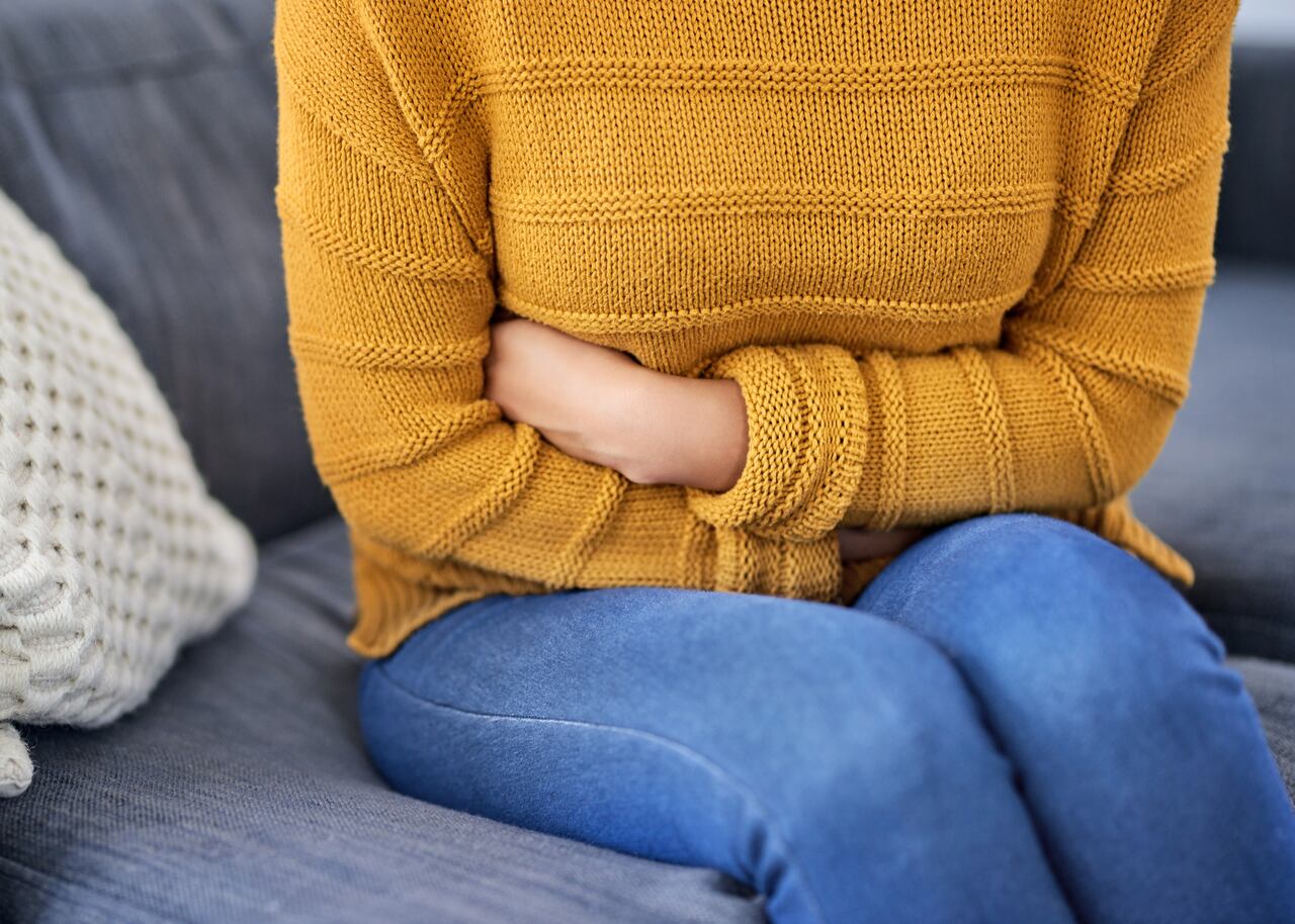 Foto de referencia sobre mujer con su ciclo menstrual