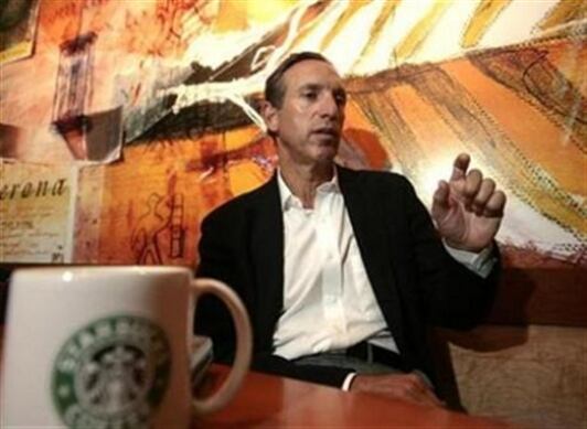 Howard Shultz, presidente mundial de Starbucks.