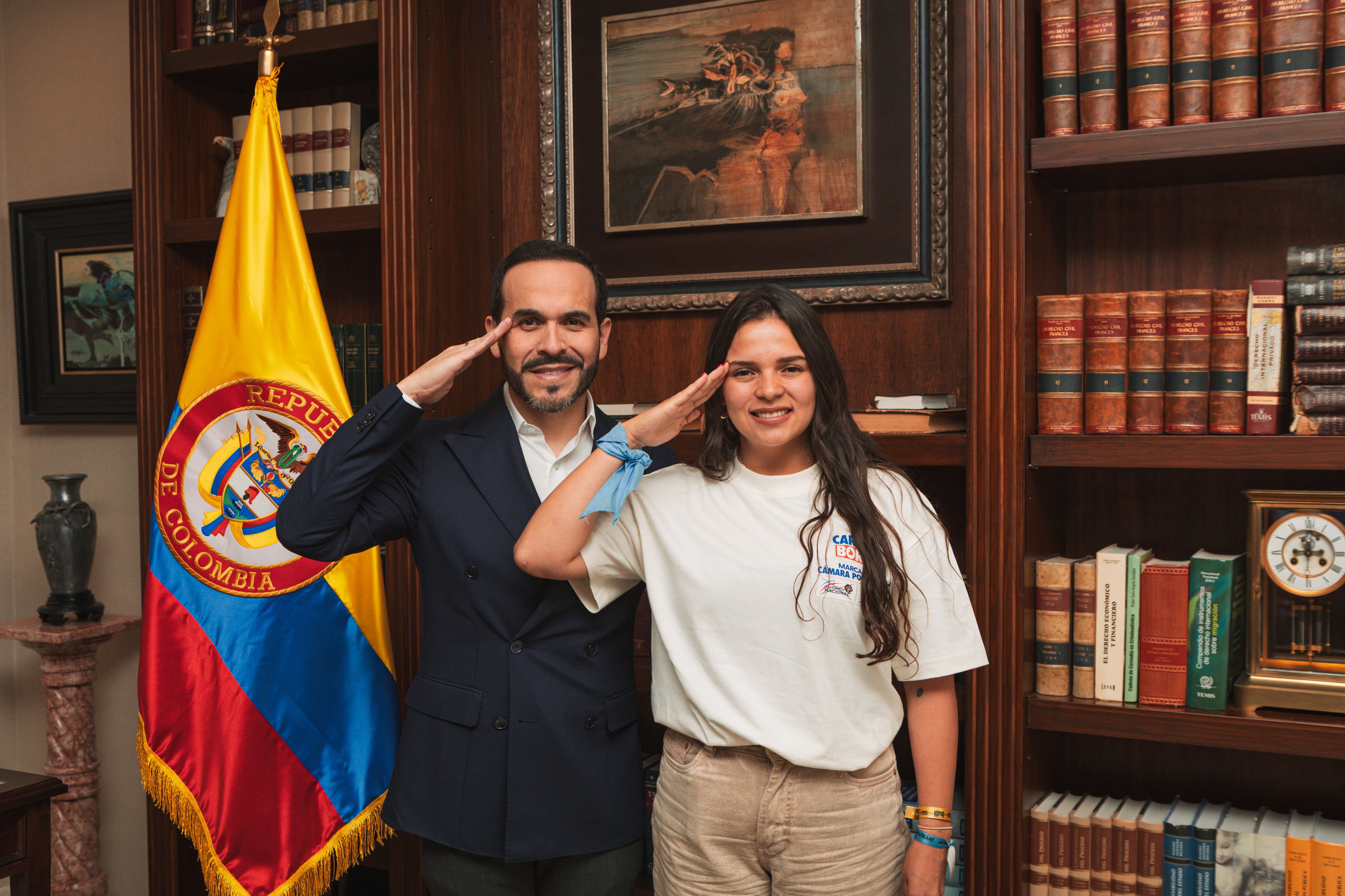 Carol Borda y Abelardo de la Espriella.