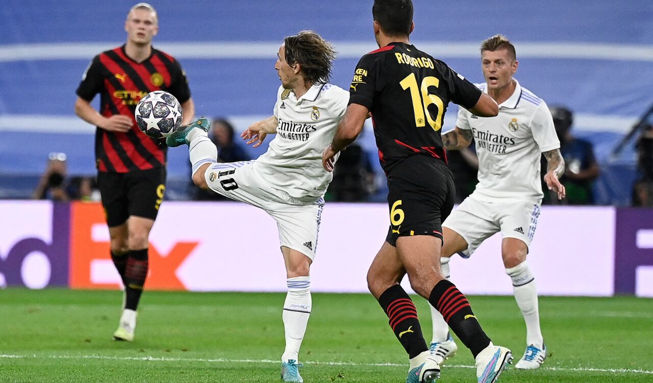 Luka Modric espera en Inglaterra poder dar el batacazo hacia una nueva final de UCL.