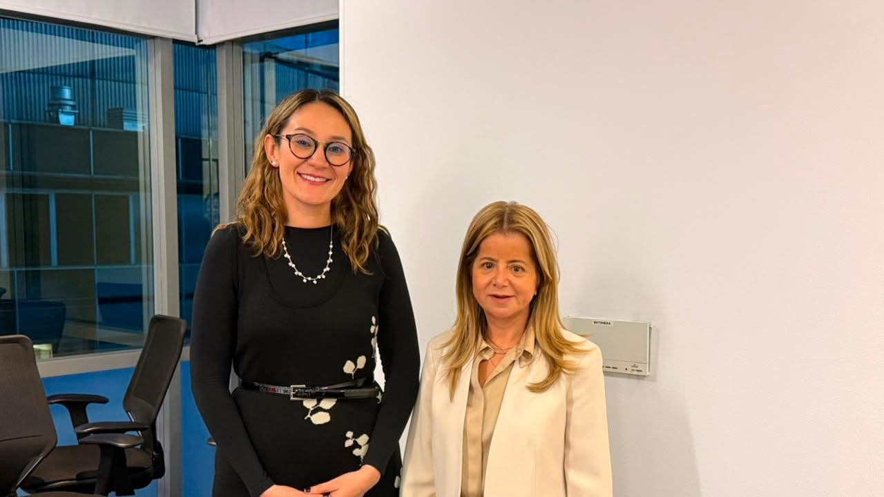 María Fernanda Ortiz y Elsa Noguera se reunieron en Bogotá.