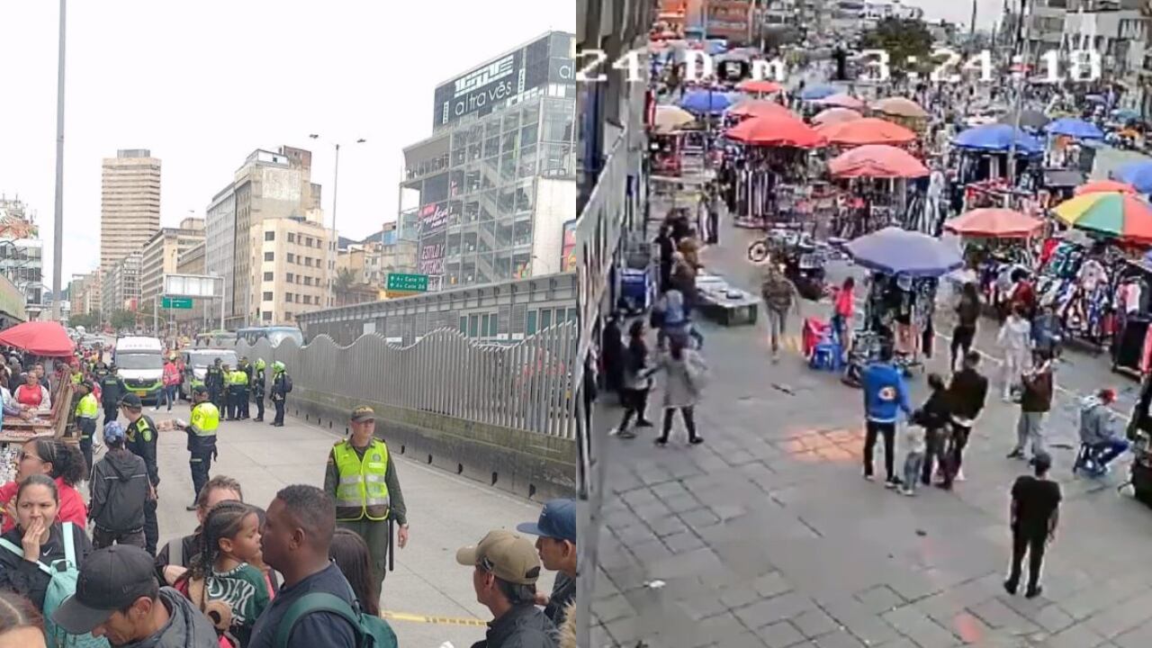 La situación generó temor en la capital del país.