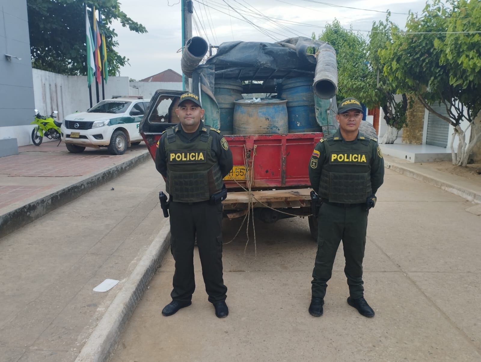 El combustible era transportado en tanques de gran tamaño