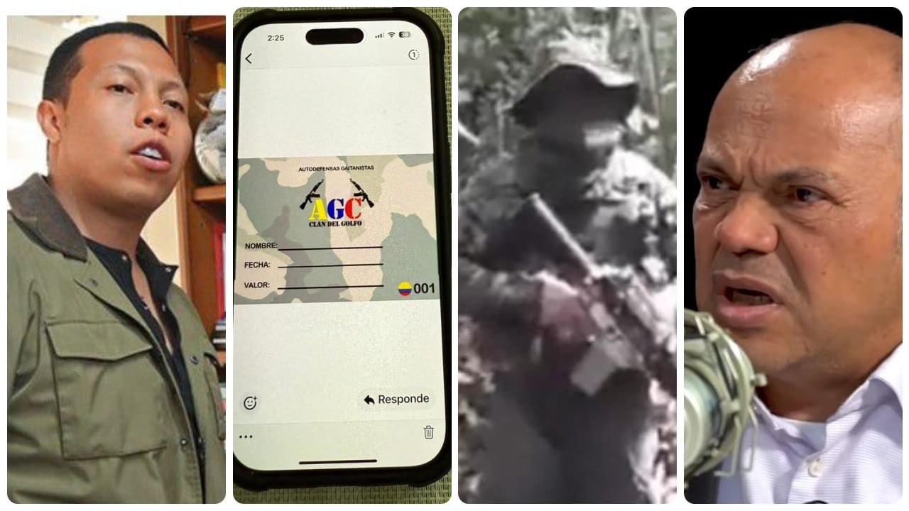 Jorge Colmenares y Luis Colmenares y los mensajes intimidantes que le llegaron al padre.