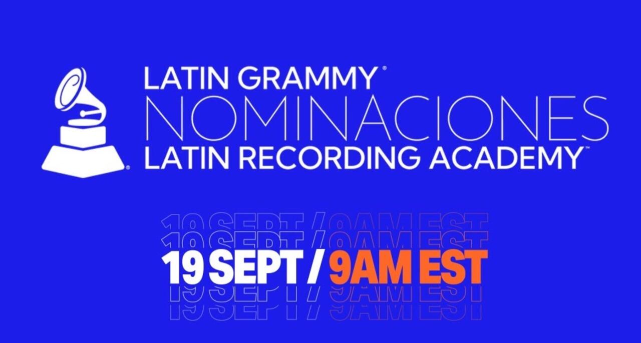 Este martes 19 de septiembre se dio a conocer la lista de los nominados oficiales a los Premios Latin Grammy